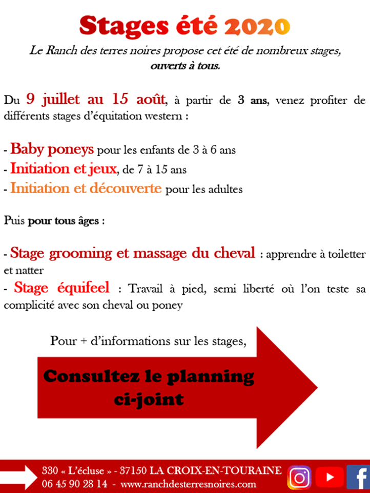 Stage Baby Poney France Western