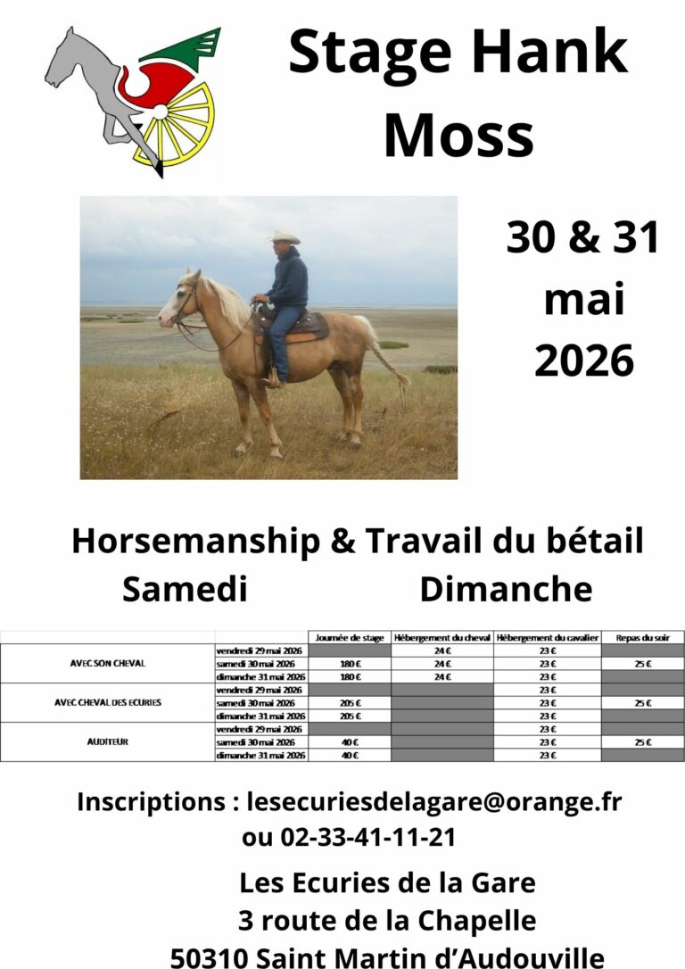 Stage Hank Moss 30 31 mai 2026 affiche 768x1086